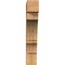Ekena Millwork Balboa Block Smooth Bracket, Western Red Cedar, 5 1/2"W x 28"D x 32"H BKT06X28X32BOA05SWR - alternate 4